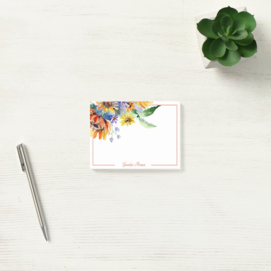 Waterverf-aanbiedingen op maat post-it® notes (Kantoor)