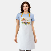 Waterverf-aanbiedingen op maat schort (Gedragen)