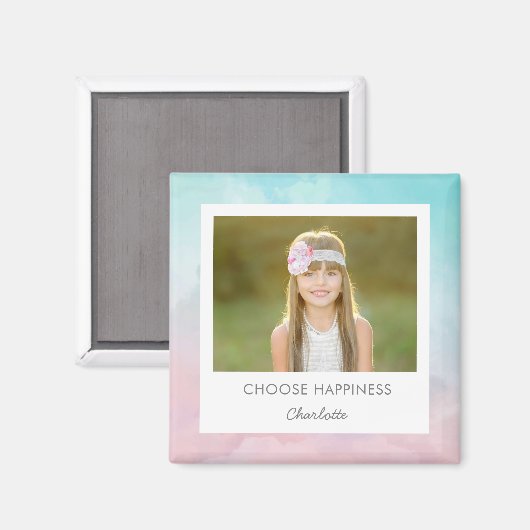  Waterverf Aangepaste bijschrift Locker Magnet (Voorkant / Achterkant)