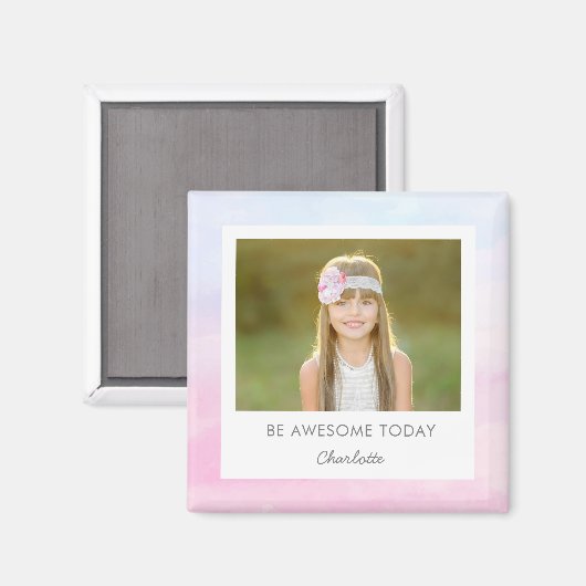  Waterverf Aangepaste bijschrift Locker Magnet (Voorkant / Achterkant)