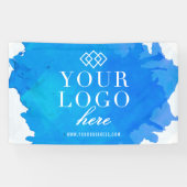 Waterverf aangepaste Logo en Show voor handel Spandoek (Horizontaal)