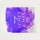 Waterverf Aangepaste Logo Show gebeurtenis achterg Wandkleed (Voorkant (horizontaal))