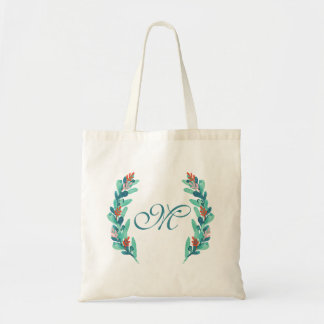 Waterverf Aangepaste monogram Canvas tas
