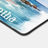 Waterverf Aangepaste naam Kust Bureaumat (Hoek)