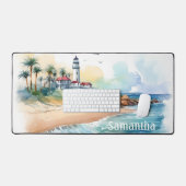 Waterverf Aangepaste naam Kust Bureaumat (Keyboard & Muis)