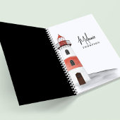 Waterverf Aangepaste Naam Nautisch Notitieboek