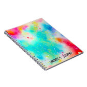 Waterverf Aangepaste naam Notitieboek (Rechterzijde)