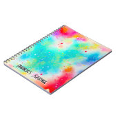 Waterverf Aangepaste naam Notitieboek (Linkerzijde)