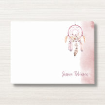 Waterverf Aangepaste naam Script Boho Dream Catche