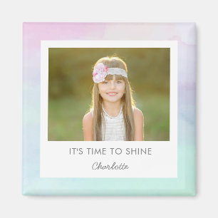  Waterverf Aangepaste titel Locker Magnet