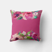 Waterverf Aankondiging baby geboorte Kussen (Achterkant)