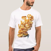 Waterverf Aardappelchips T-shirt (Voorkant)