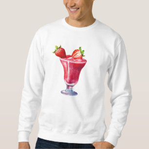Waterverf Aardbei Cocktail Drink Trui
