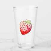 waterverf aardbei glas (Voorkant)