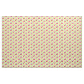 waterverf aardbei in geel stof (Yard (91,4 cm))