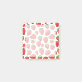 Waterverf aardbei post-it® notes (Voorkant)