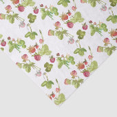 Waterverf aardbeidecoupage tissuepapier (Detail)