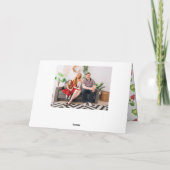 Waterverf aardbeien Botanische bruiloft Bedankkaart (Achterkant)