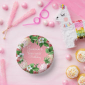 Waterverf aardbeien eerste geboorte Pond Papieren Kommen (Feest)