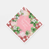 Waterverf aardbeien eerste geboorte Pond Servet (Hoek)