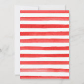 Waterverf Aardbeien en bloemzoet 16 Kaart (Achterkant)