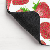 Waterverf aardbeien muismat (Hoek)