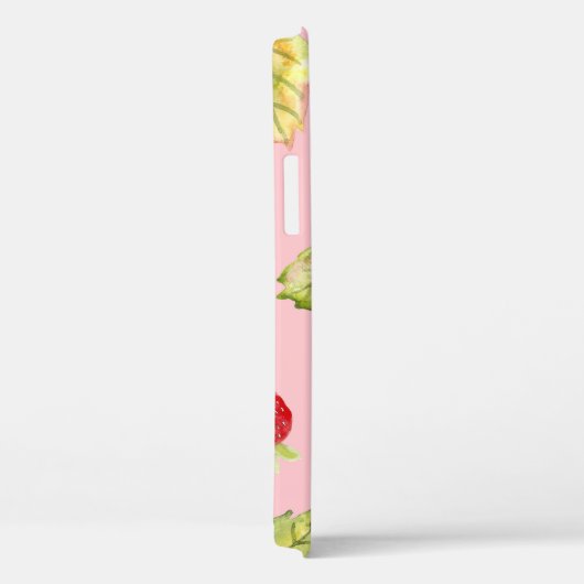 Waterverf aardbeien, naadloos, fruitig patroon. Case-Mate iPhone case (Achterkant / Rechts)