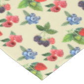 Waterverf Aardbeien Raspberry Currant Patroon Tafelkleed (Gekanteld)