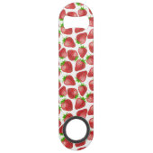 Waterverf aardbeien speed flessenopener (Voorkant)