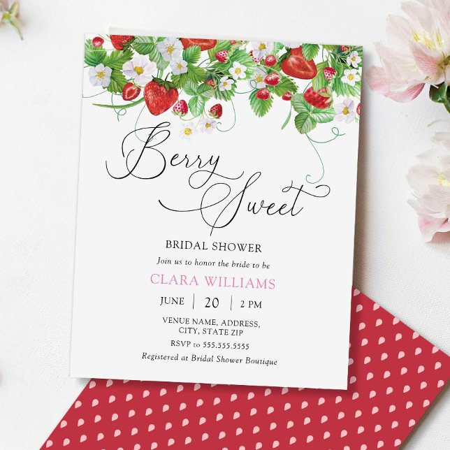 Waterverf aardbeien Vrijgezellenfeest (Creator heeft geüpload)