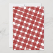 Waterverf aardbeien White roze Birthday Party Kaart (Achterkant)