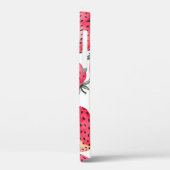 Waterverf aardbeienpatroon. Case-Mate iPhone case (Achterkant / Links)
