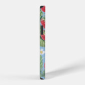 Waterverf-aardbeipatroon iPhone Hoesje (Rechterkant)
