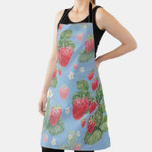 Waterverf-aardbeipatroon Schort (Insitu)