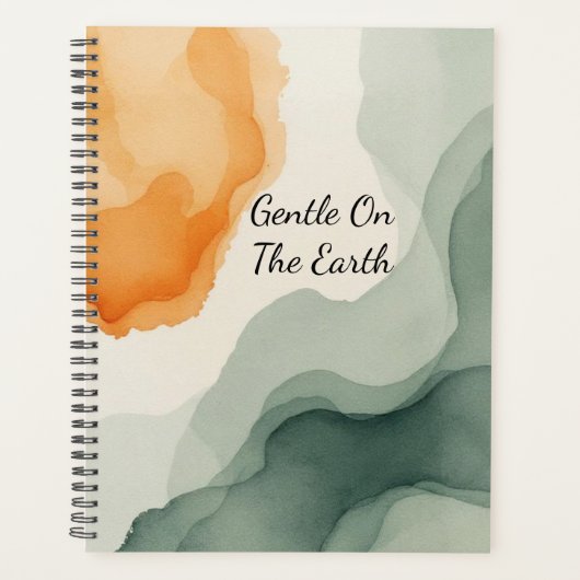 Waterverf Aarde Palet | Abstracte Aardse Wash Planner (Voorkant)