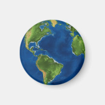 Waterverf Aarde wereldbol geografie grappige 3D il