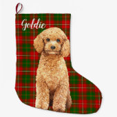 Waterverf Abrikozen portaal Aangepaste dosering Grote Kerstsok (Voorkant)