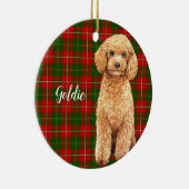 Waterverf Abrikozen portaal Aangepaste dosering Keramisch Ornament (Rechts)