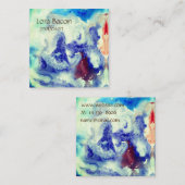 Waterverf Abstract aangepast Visitekaartje (Voorkant / Achterkant)