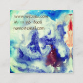 Waterverf Abstract aangepast Visitekaartje (Achterkant)