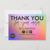 Waterverf Abstract Bedankt Media Insert (Voorkant)