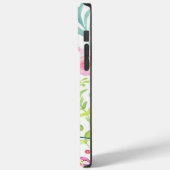 Waterverf Abstract Berries Ferns Flowers Monogram Case-Mate iPhone Case (Achterkant / Links)