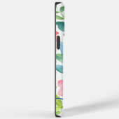 Waterverf Abstract Berries Ferns Flowers Monogram Case-Mate iPhone Case (Achterkant / Rechts)