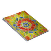 Waterverf Abstract Bloemen Detail Notitieboek (Rechterzijde)