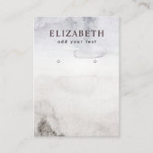 Waterverf Abstract Boho Beach Earring Display Visitekaartje (Voorkant)