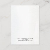 Waterverf Abstract Boho Beach Earring Display Visitekaartje (Achterkant)