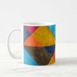 Waterverf abstract creatief ontwerp. koffiemok