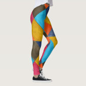 Waterverf abstract creatief ontwerp. leggings (Rechts)