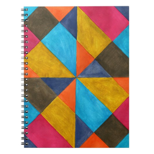 Waterverf abstract creatief ontwerp. notitieboek (Voorkant)