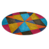 Waterverf abstract creatief ontwerp. snijplank (Hoek)